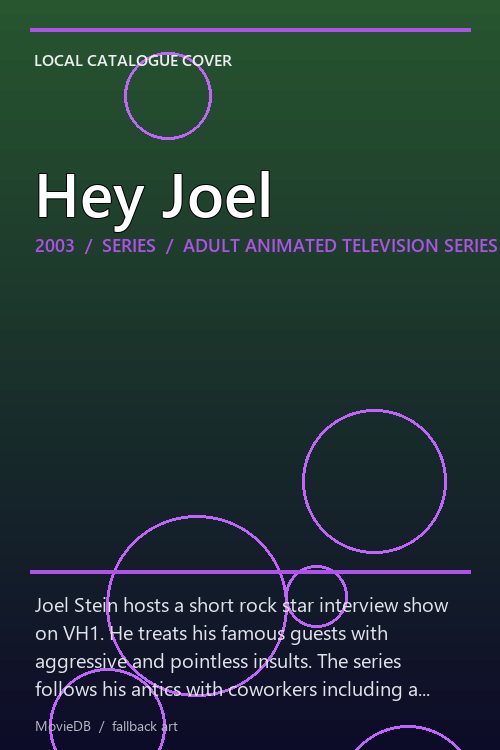 Hey Joel poster