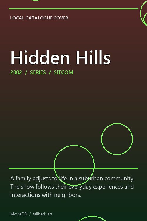 Hidden Hills poster
