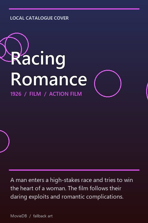Racing Romance poster