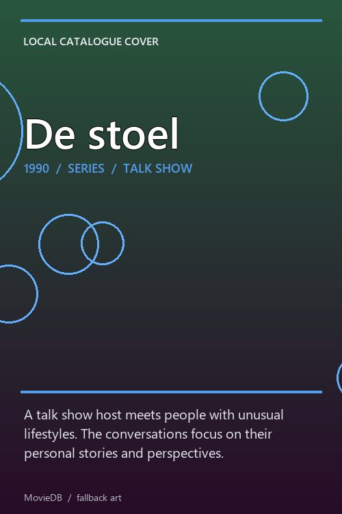 De stoel poster