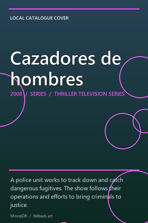 Cazadores de hombres poster