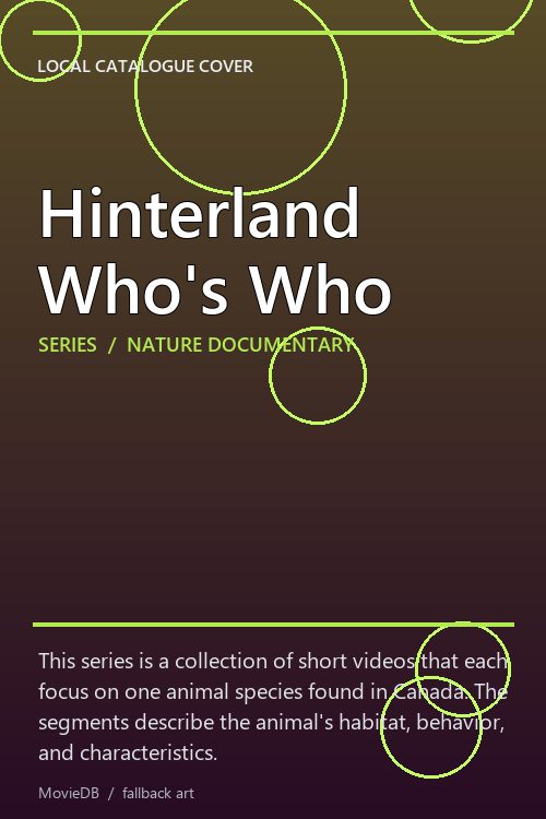 Hinterland Who's Who poster