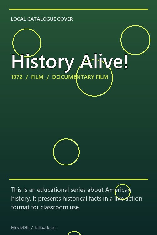 History Alive! poster