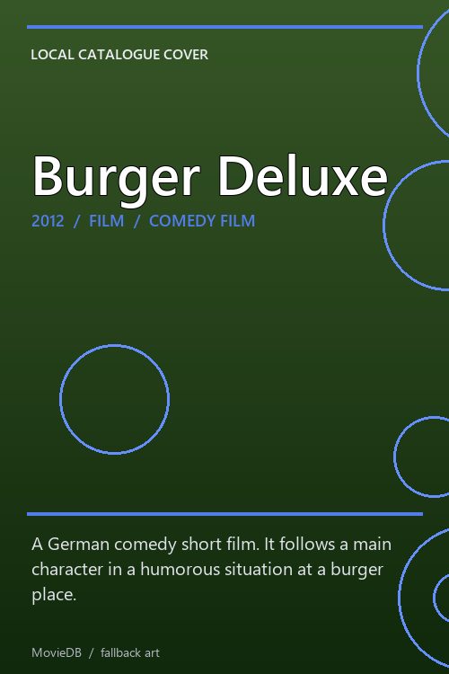 Burger Deluxe poster