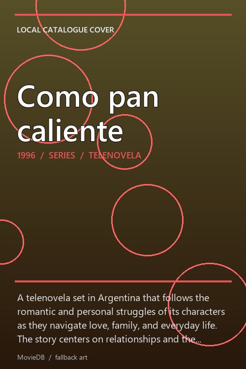 Como pan caliente poster