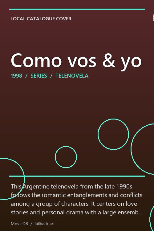 Como vos & yo poster