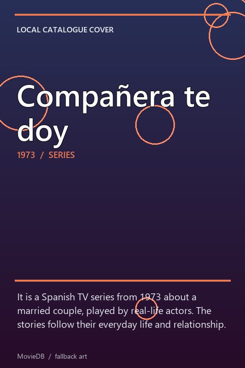 Compañera te doy poster