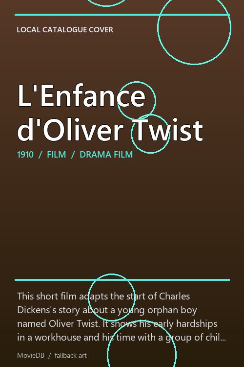 L'Enfance d'Oliver Twist poster
