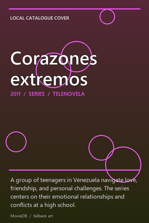 Corazones extremos poster