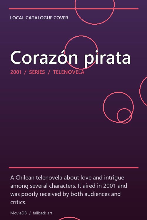 Corazón pirata poster