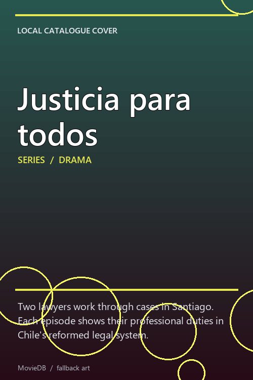Justicia para todos poster