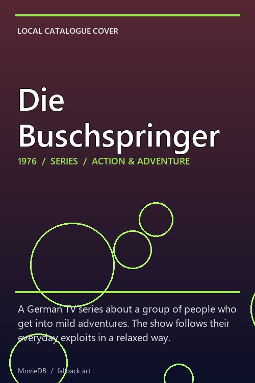 Die Buschspringer poster