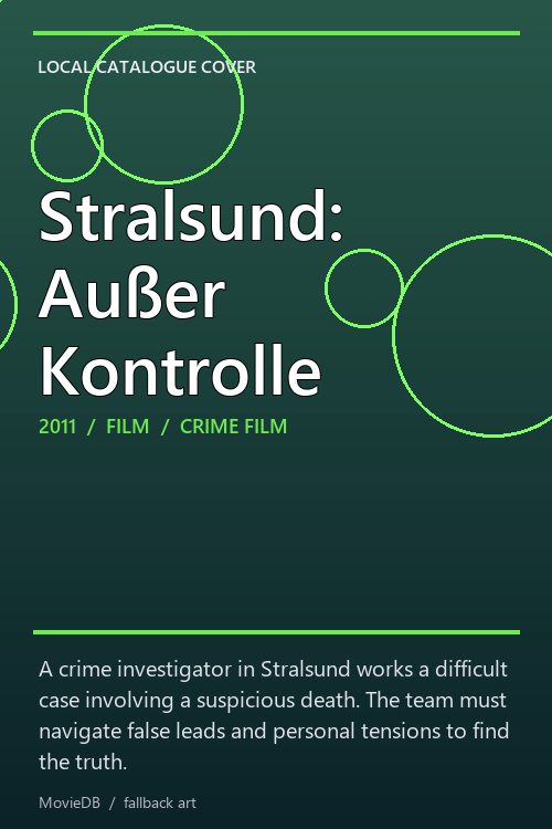 Stralsund: Außer Kontrolle poster