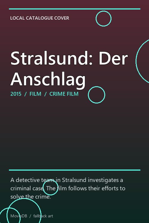Stralsund: Der Anschlag poster