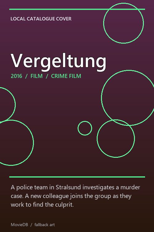 Vergeltung poster