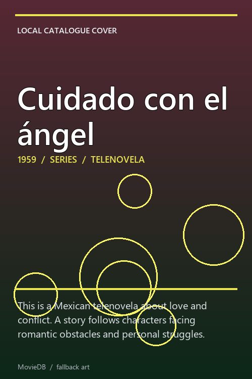 Cuidado con el ángel poster