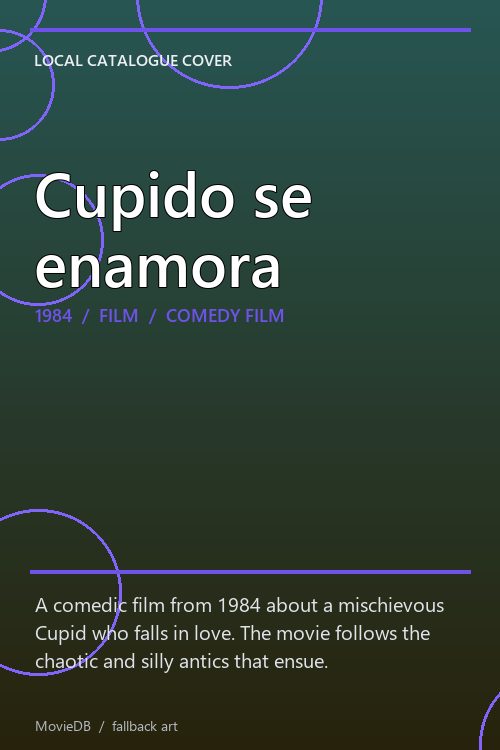 Cupido se enamora poster