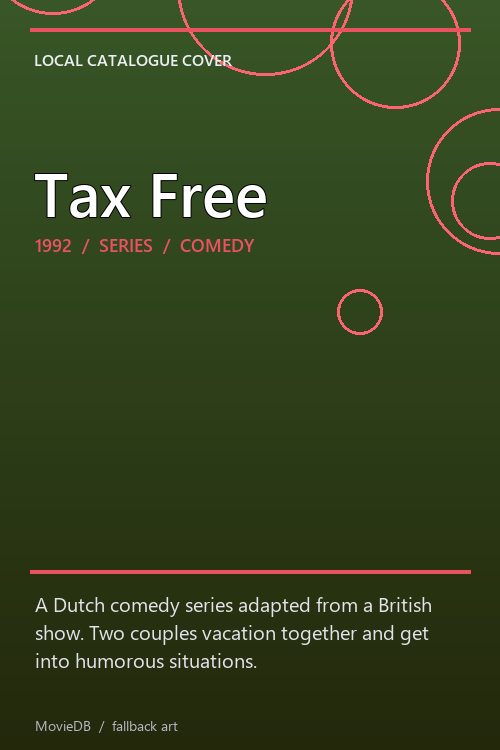 Tax Free poster
