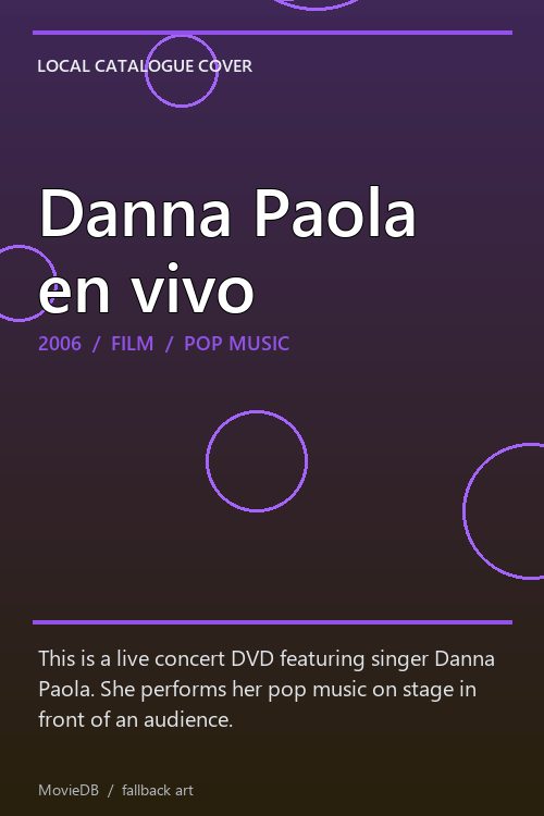 Danna Paola en vivo poster
