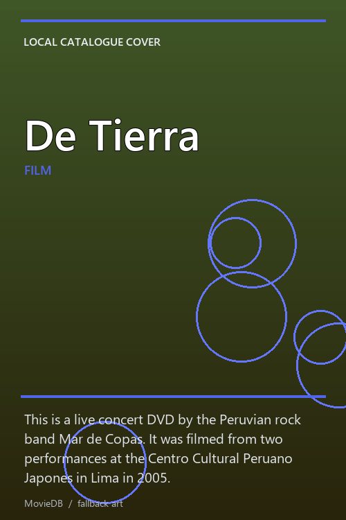 De Tierra poster