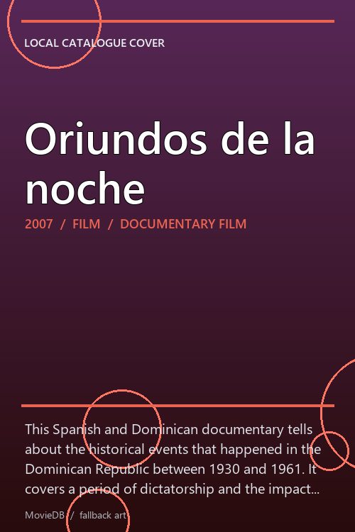 Oriundos de la noche poster
