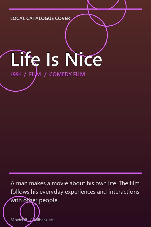 Life Is Nice poster