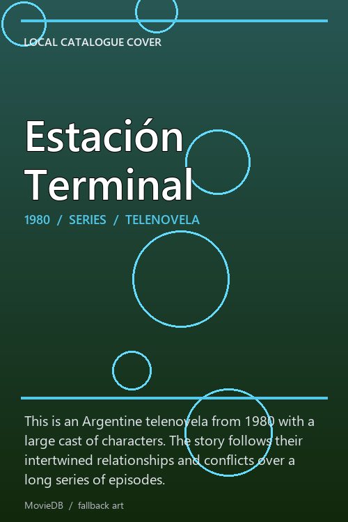 Estación Terminal poster