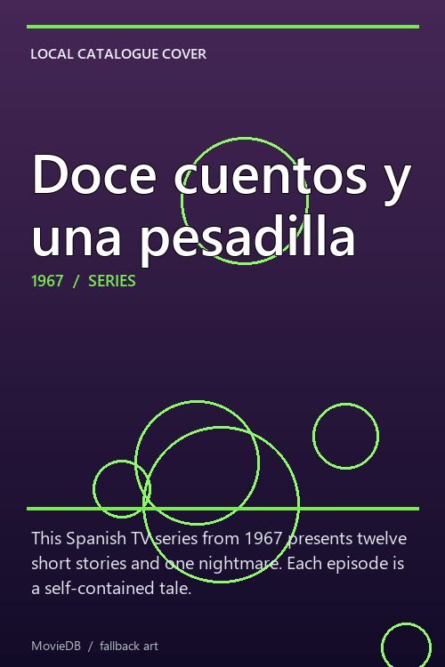 Doce cuentos y una pesadilla poster