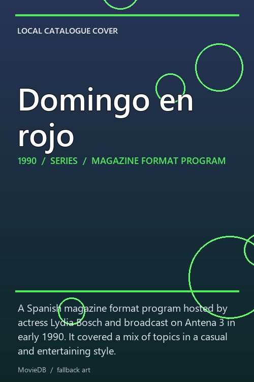 Domingo en rojo poster