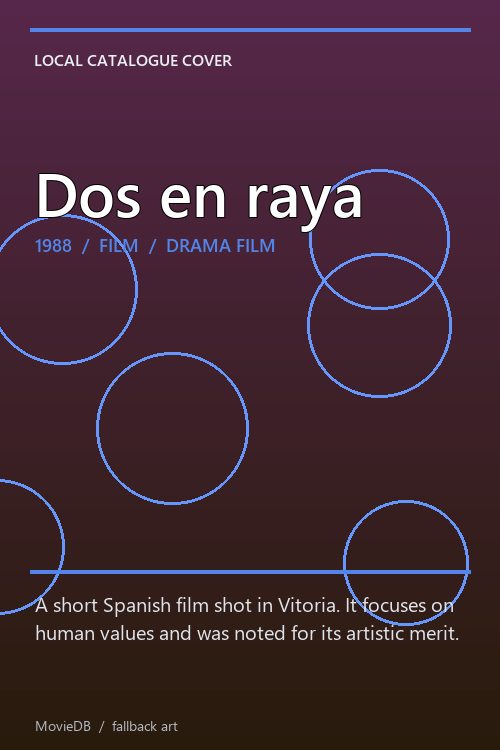 Dos en raya poster