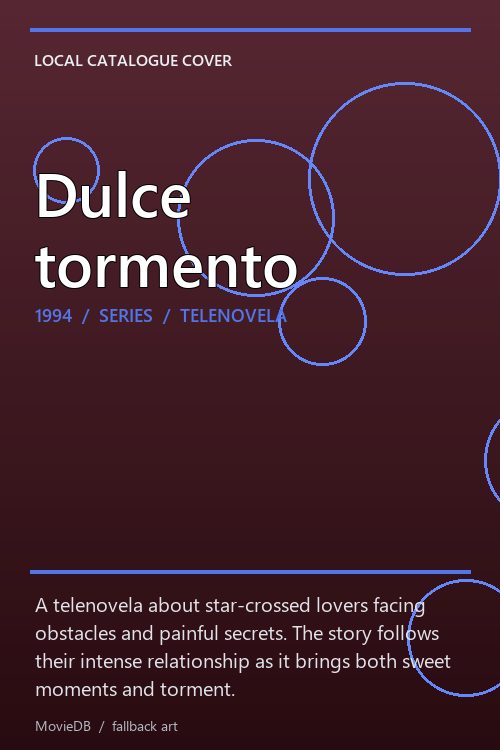 Dulce tormento poster