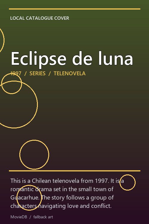 Eclipse de luna poster