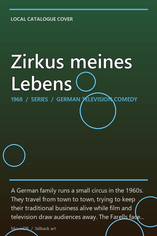 Zirkus meines Lebens poster