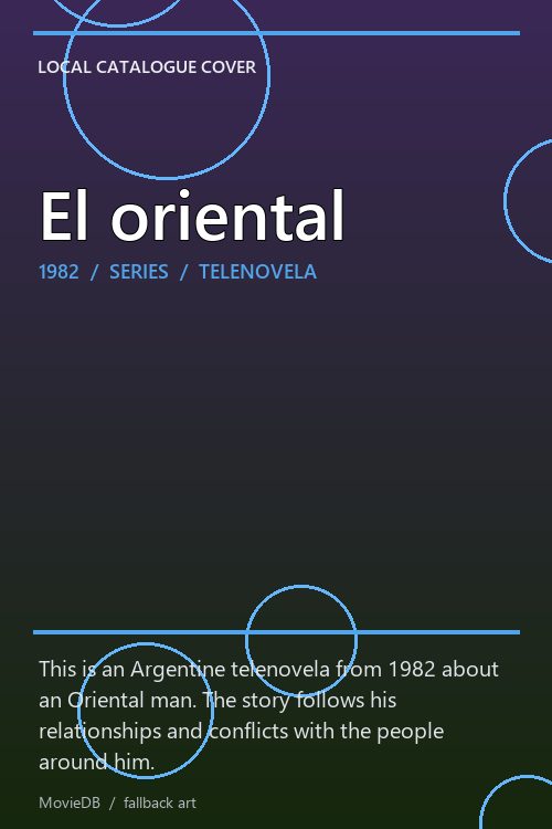 El oriental poster