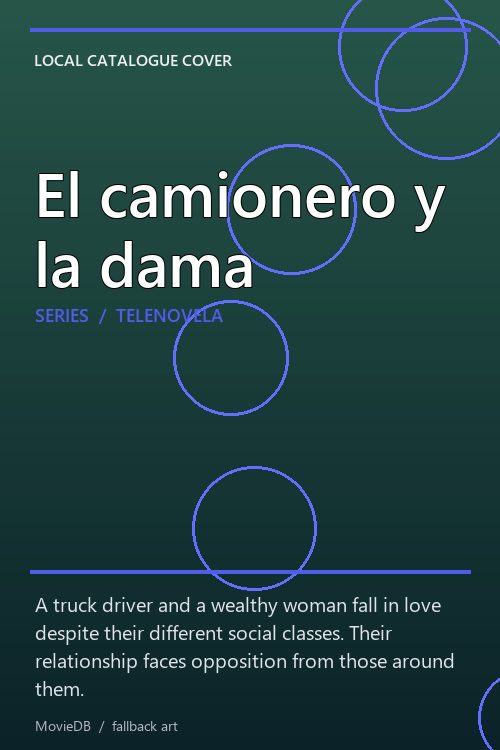 El camionero y la dama poster