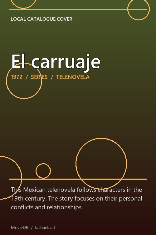 El carruaje poster