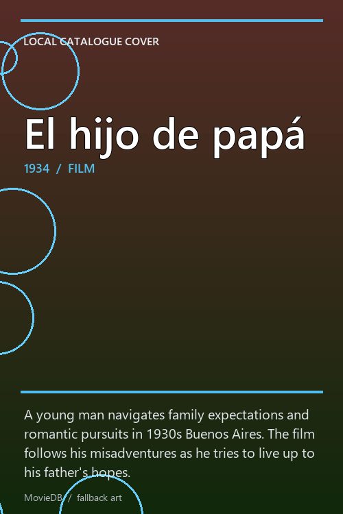 El hijo de papá poster