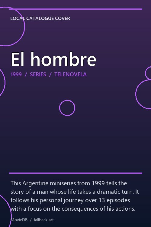El hombre poster