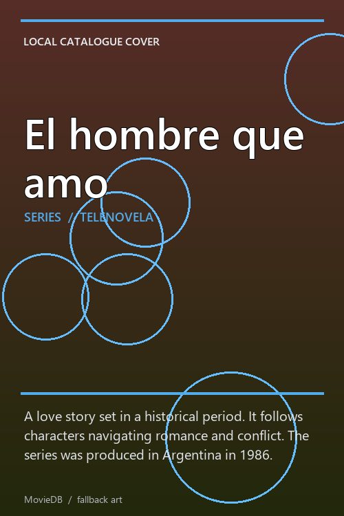 El hombre que amo poster