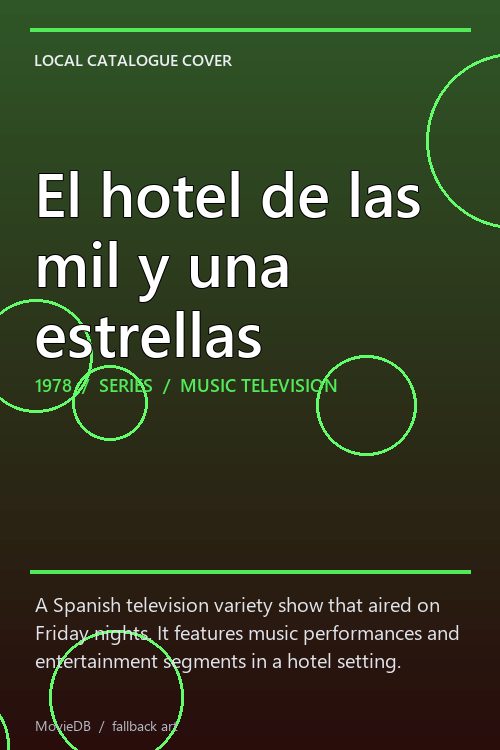 El hotel de las mil y una estrellas poster