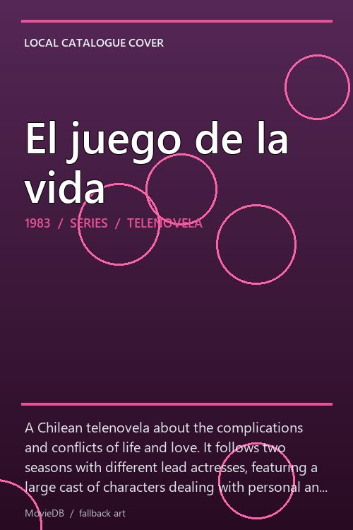 El juego de la vida poster