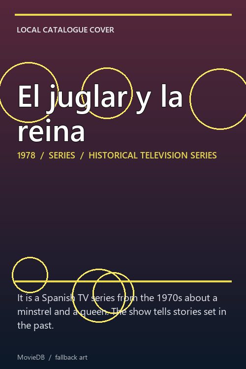 El juglar y la reina poster