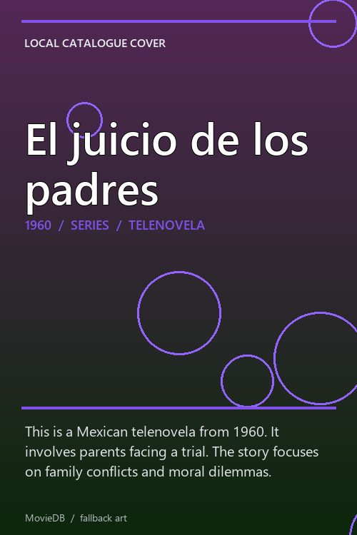 El juicio de los padres poster