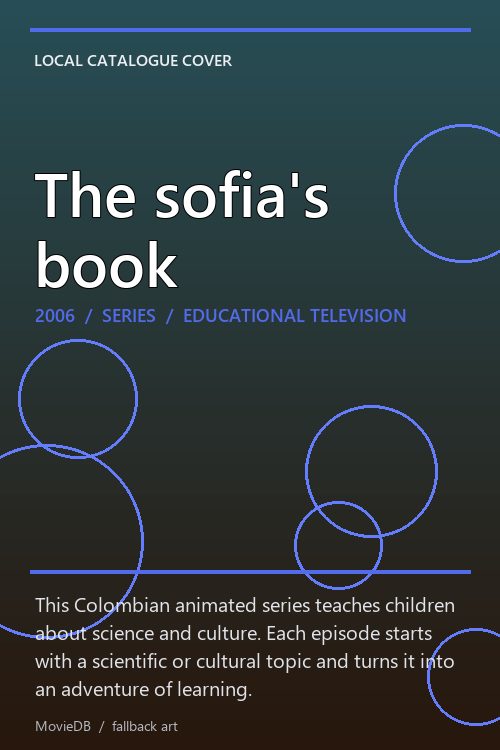 The sofia's book poster
