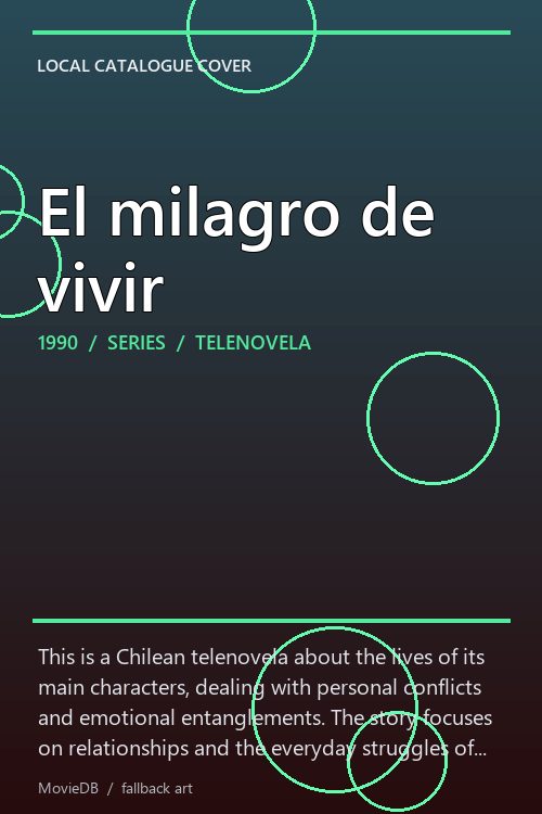 El milagro de vivir poster