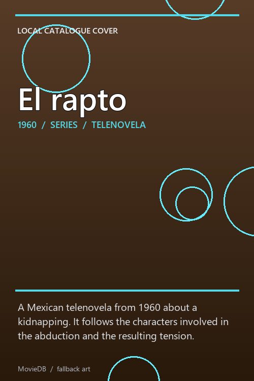 El rapto poster