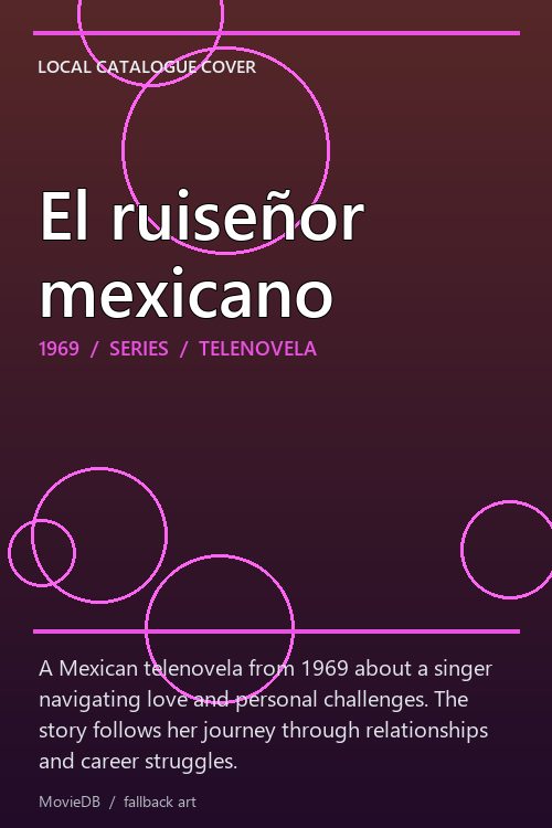 El ruiseñor mexicano poster