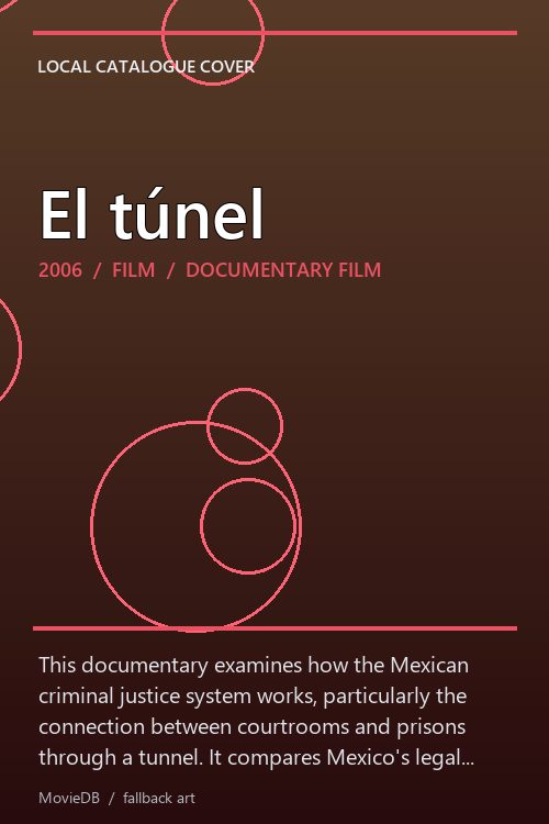 El túnel poster