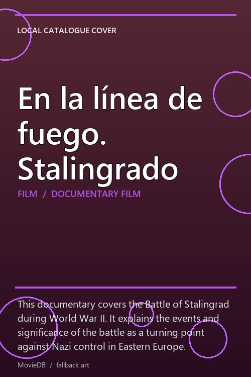 En la línea de fuego. Stalingrado poster