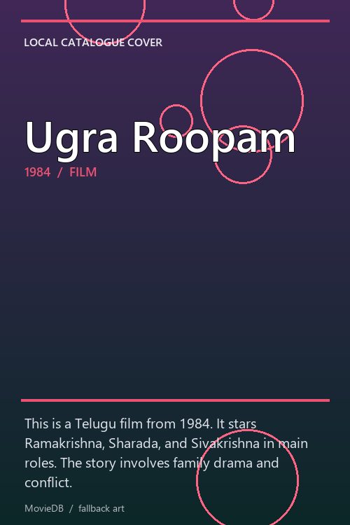 Ugra Roopam poster